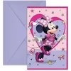 Globos Europe Bv GoDan Kvietimai Minnie Junior Mouse 6vnt