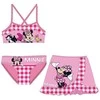 Disney Minnie languotas vaikiškas bikiniuko ir sijono komplektas 4-10 metų