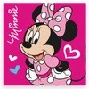 Disney Minnie Love rankšluostis, veido šluostė, rankšluostis 30x30cm