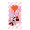 Disney Minnie Love vonios rankšluostis, paplūdimio rankšluostis 70x140cm