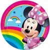 Disney Minnie Makes Me Smile popierinės lėkštės, 8 vnt., 23 cm, FSC
