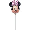 AMSCAN folijos balionas lazdelei - Minnie Mouse - cm universalus (46104-uniw) - 46104-uniw