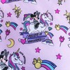 Patalynė bawełniana 140x200 Myszka Mini Vienaragis 9718 Minnie Mouse rožinė unicorn poszewka 70x90 dziecięca