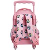 Pink Disney Minnie Pretty in Rožinė riedanti vaikiška kuprinė, krepšys 30 cm