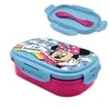 Kids Euroswan Pudełko śniadaniowe + sztućce, 21x14x6cm Minnie Mouse MN30016 Kids Euroswan