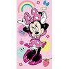 Disney Minnie Rainbow vonios rankšluostis, paplūdimio rankšluostis 70x140cm