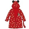 Disney Minnie raudonas girliandinis kalėdinis vaikiškas chalatas 6 metai / 116 cm