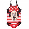 „Disney Minnie“ raudonos spalvos vaikiškas maudymosi kostiumėlis, 110–128 cm apimties.