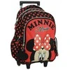 Disney Minnie raudonų taškelių mokyklinė kuprinė su ratukais, 46 cm