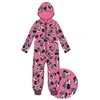 Pink Disney Minnie Rožinė vaikiška ilga pižama, kombinezonas 3-8 metų