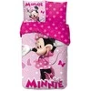 Disney Minnie rožinės spalvos kaspinėlių patalynės komplektas 140–200 cm, 65 x 65 cm