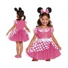 GoDan Minnie Rožinė Deluxe kostiumas, dydis XS, 3-4 metai