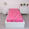 Prześcieradło bawełniane su gumką 90x200 Myszka Mini 2888 Minnie Mouse vaikams JF24