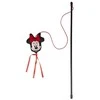 žaislas katėms Minnie Mouse Juoda Raudona