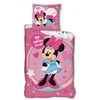 „Disney“ Minnie stiliaus patalynės komplektas, 140–200 cm, 63–63 cm mikropluošto