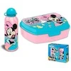 KIDS Minnie pelės aliuminio butelis 500 ml + priešpiečių dėžutė