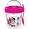 Disney Minnie užkandžių puodelis su dangteliu ir šaukšteliu 350 ml