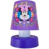 Disney Minnie violetinė mini stalinė lempa 11 cm