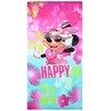 Disney Minnie vonios rankšluostis, paplūdimio rankšluostis 70x140cm (greitai džiūstantis)