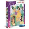 Clementoni Dėlionė 104 vnt. - Disney princesės