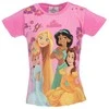 Disney Princess Friendship vaikiški trumpi marškinėliai, 2-6 metų vaikams