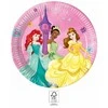 Disney Princess „Gyvenk savo istoriją“ popierinės lėkštės, 8 vnt., 20 cm, FSC