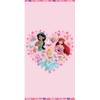 Disney Princess Heartfelt Friendship vonios rankšluostis, paplūdimio rankšluostis 70x140cm