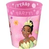 Disney Princess „Live Your Story“ mikro plastiko puodelių rinkinys, 4 vnt., po 250 ml