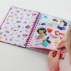 Disney Princess Pabarstukų vakarėlio istorijos dėlionės lipdukų ir spalvinimo rinkinys