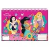 „Disney Princess Spring“ A/4 spiralinis eskizų sąsiuvinis, 30 puslapių