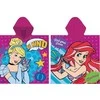 Disney Princess Story paplūdimio rankšluostis pončas 55x110 cm (greitai džiūstantis)