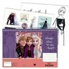 „Disney“ spiralinė eskizų knygelė „Frozen Heart“ su A/4 formato paveikslėliais ir 40 puslapių bei lipdukais