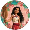 Disney Vaiana „Sailing Spirit“ popierinės lėkštės, 8 vnt., 23 cm, FSC