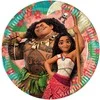 Disney Vaiana „Sailing Spirit“ popierinės lėkštės, 8 vnt., 20 cm, FSC