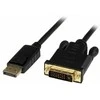Kabelis StarTech DisplayPort - DVI-D 0.9m juoda (DP2DVIMM3BS)