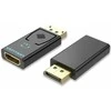 Vention HBMB0 Lyties keitiklis / DP HDMI kabeliai juodi