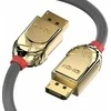 DisplayPort kabelis - LINDY Gold Line DisplayPort 1.2 kabelis, M/M, 15 m, Pilkas