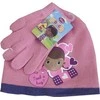 Doc McStuffins apkabinimas Disney Dr. pliušinis vaikiškas kepurės ir pirštinių rinkinys 52-54 cm