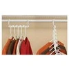 Wardrobe organiser for clothes hangers 8 pcs