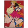 „Dragon Ball Hues of Power“ koralų vilnos antklodė 110x150cm