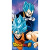 „Dragon Ball Power“ vonios rankšluostis, paplūdimio rankšluostis 70x140cm (greitai džiūstantis)