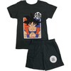 „Dragon Ball Saiyan Juodas“ vaikiška trumpa pižama 6 metai / 116 cm