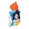 „Dragon Ball Son Goku“ paplūdimio rankšluostis pončas 55x110cm (greitai džiūstantis)