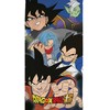„Dragon Ball“ vonios rankšluostis, paplūdimio rankšluostis 70x140cm (greitai džiūstantis)