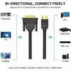 Vention HDMI – DVI kabelis 24+1 ABFBF 4K 60Hz 1080P 60Hz 1m – juodas
