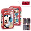 Dviejų lygių pieštukų dėklas su Disney Mikio įdaru