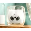 Dvigubos sienelės stiklinės PANDA