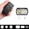 Dviračio žibintai su LED T6 priekiui ir galui, USB įkrovimas