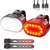 Dviračio LED žibintai priekiniai ir galiniai USB įkraunami