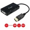 Adapteris AV Equip Equip Displayport->HDMI/VGA/DVI Adapteris St/Bu juodas
